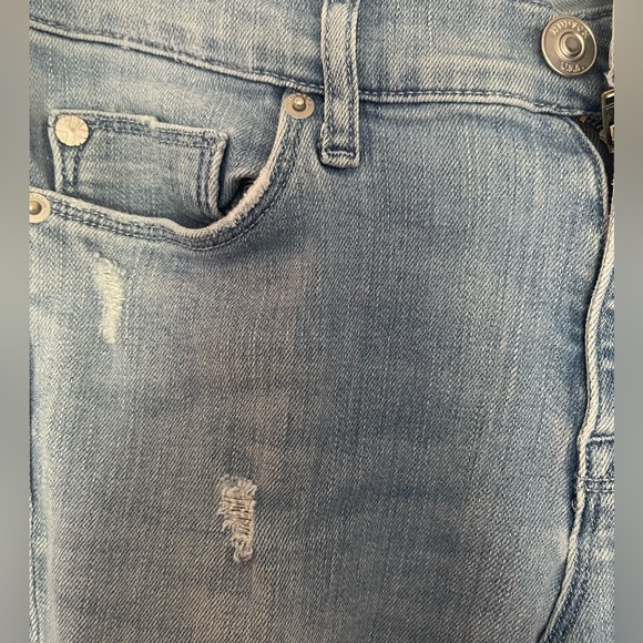 HUDSON TALLY SKINNY RAW HEM MID-RISE Size 28 - Picture 9 of 12